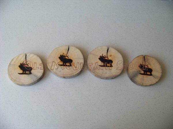 Elk Set Of Four Coasters