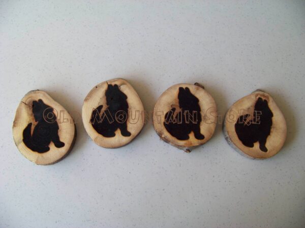 Wolf Set Of Four Coasters